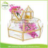 ^^^~~~ Wholesale Handblown Geometric Pot for Home& Wedding Decor ^^^~~~ Terraium Glass Plant Lacquer Vase thumbnail-4