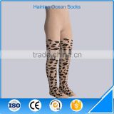 Leopard print sexy knitting kids pantyhose tights wholesale