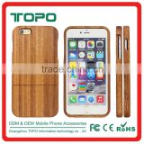 High Quality Pure Wood bamboo cell mobile phone back cover case for iPhone 5 5S se 6 6S plus