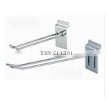 chrome Display hook for slatwall / chrome metal slatwall display hooks
