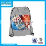 Clear-View Nylon Drawstring Bag