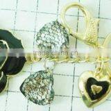 Our New Design Rose Flower Metal Keychain