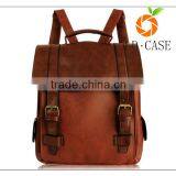 Wholesale Price Custom Vintage Men's Genuine Leather Backpack thumbnail-1