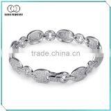 China Supplier 925 Sterling Silver Micro Pave Bracelet thumbnail-2