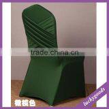 LGC037 Red Ruffled Universal Spandex Chair Cover thumbnail-2