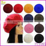 New Womens Winter Fashion Warm Soft Wool French Berets Tam Beanie Slouch Hat