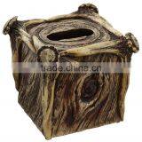 Personalized Handmade Painted Decorative Poly Resin Deer Antler Tissue Box Cover Holder thumbnail-1