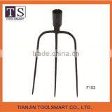 3 Prongs Garden Tools Digging Steel Fork thumbnail-1