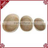 S&D Custom Size Mordern Design 100% Hand Woven Fruit Vegetable Basket Plastic Fruit Plate thumbnail-6