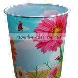 PP Material Home Use Colorful Plastic Trash Bin thumbnail-3