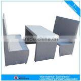 Outdoor PE Synthetic Rattan Benches Leisure Table and Chairs CF1275 thumbnail-1