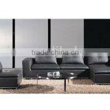 Beautiful an Luxury Genuine Leather Sofa With Longue Chaise B400030 thumbnail-1