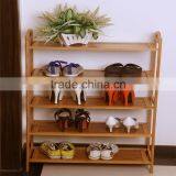 Expandable wooden shoe racks 3 tire space saving storage racks cabinet