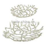 Decorative Gold Fruit Bowl Metal Basket thumbnail-3