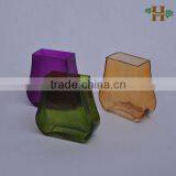 spray colored unique rectangle glass bud vases