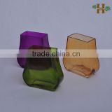 spray colored unique rectangle glass bud vases