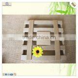 Natural Small Square Window Chocolate Wood Shadow Boxes thumbnail-4