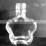 Small 5ml Petal Shaped Glass Bottle for Nail Polish, Nail Polish Glass Bottle Wholesale thumbnail-1