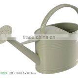 Metal watering can with long-spanning top dual actional handle perfect for garden horticultural cultivation & maintenance