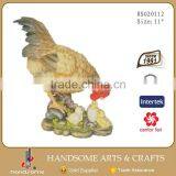 11 Inch Resin Craft Home Decoration Lifelike Hen Sculpture Animal Statue thumbnail-1