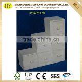 Small Desktop Organizer Wood Ladder Drawers thumbnail-1