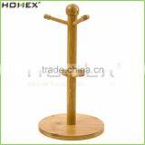 Bamboo Mug Tree and Cup Holder/Mug Holder Hanger/Homex_FSC/BSCI Factory thumbnail-1