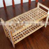 New Product 2 Tires Water Proof Wooden Shoe Rack thumbnail-2
