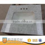 Carrara White Precut Marble Vanity Tops for USA Market