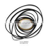 304 Polishing Electroplating Gold Stainless Steel Mirror Frame With Convex Mirror Manufacturer Decorative Wall Mirror Wholesale thumbnail-3