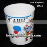 4 oz Plastic Oval Cup thumbnail-1