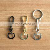 Lanyard Hook, Stamping Steel Swivel Hook W/Round Eye & Ring, Metal Hooks Nickel Plate, Brass Plate, Black Color, Customed Color thumbnail-2