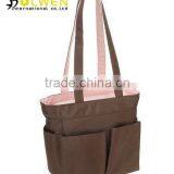 Brown Microfiber Diaper Handbag for Mommy thumbnail-1