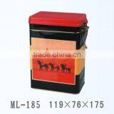 Airtight Coffee Tin Container With Clip Lid thumbnail-1