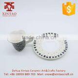 Coffee House Coffee Bar Cappuccino Cups and Saucers, Full Decal Letters With Saucers thumbnail-3