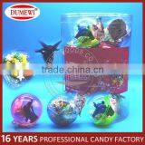 6CM Rainbow Ball Toy Plastic Balls With Small Toys and Candy thumbnail-1