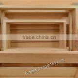 Large Natural Wood Box or Wooden Crate thumbnail-4