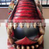 Dragon Mask Wall Hanging Decor Handmade in Nepal thumbnail-4