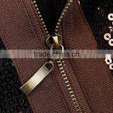 2015 High Quality Round Neck Long Sleeve Knee Length Celebrated Dress With Mesh thumbnail-5