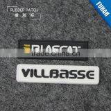 Custom Embossed Recyclable Rubber Labels for Garment Overalls thumbnail-4
