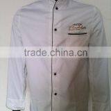 2017 ZX Hot Sell Chef Coat With Custom Logo Comfortable Chef Workwear