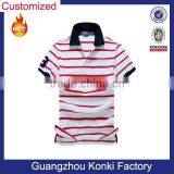 3 Color Stripe Custom Polo Shirt thumbnail-1