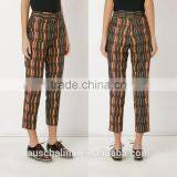 Nice Design Mid-rise Printed Straight Fashion Trousers for Women thumbnail-5