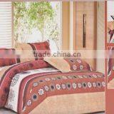 100%polyester 3D Reactive Printing Tree Vivid Diamond Velvet Bedding Set thumbnail-1