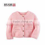 Button Closure At Front Fashionable Children Sweaters thumbnail-1