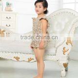 Summer Girl Clothing Bab Bodysuits Leopard Romper thumbnail-2