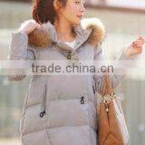 GZY Wholesale Pink Coat Fur Hood at Low Price thumbnail-2
