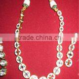 GOLD PLATED Pachi Kundan Necklace EARRING Set thumbnail-2