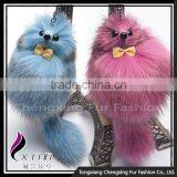 CX-R-11D New Design Colourful Animal Fox Fur Keychain thumbnail-2