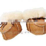 CX-SHOES-05A Fashion Real Sheep Skin Fur Funny Baby Shoes thumbnail-1