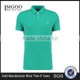 MGOO Fashion Custom Print On Chest Golf Polyester Shirt New Design Polo Cameisetas Brand Collar thumbnail-1